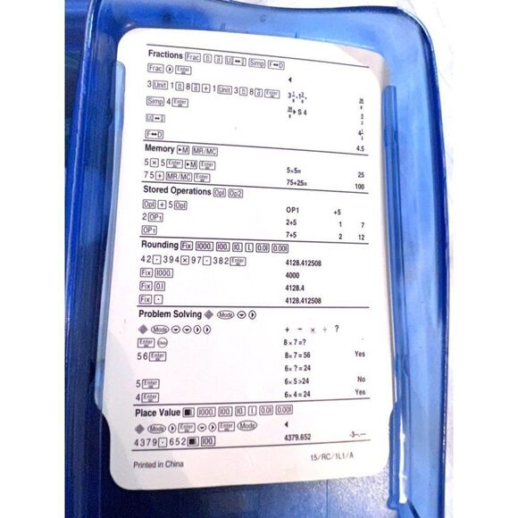 Texas Instruments Ti-I5 Explorer Calculator Blue - Picture 3 of 4